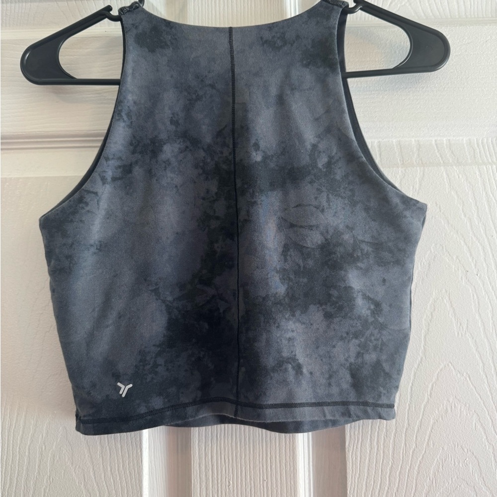 Old Navy Active Gray and Black Top